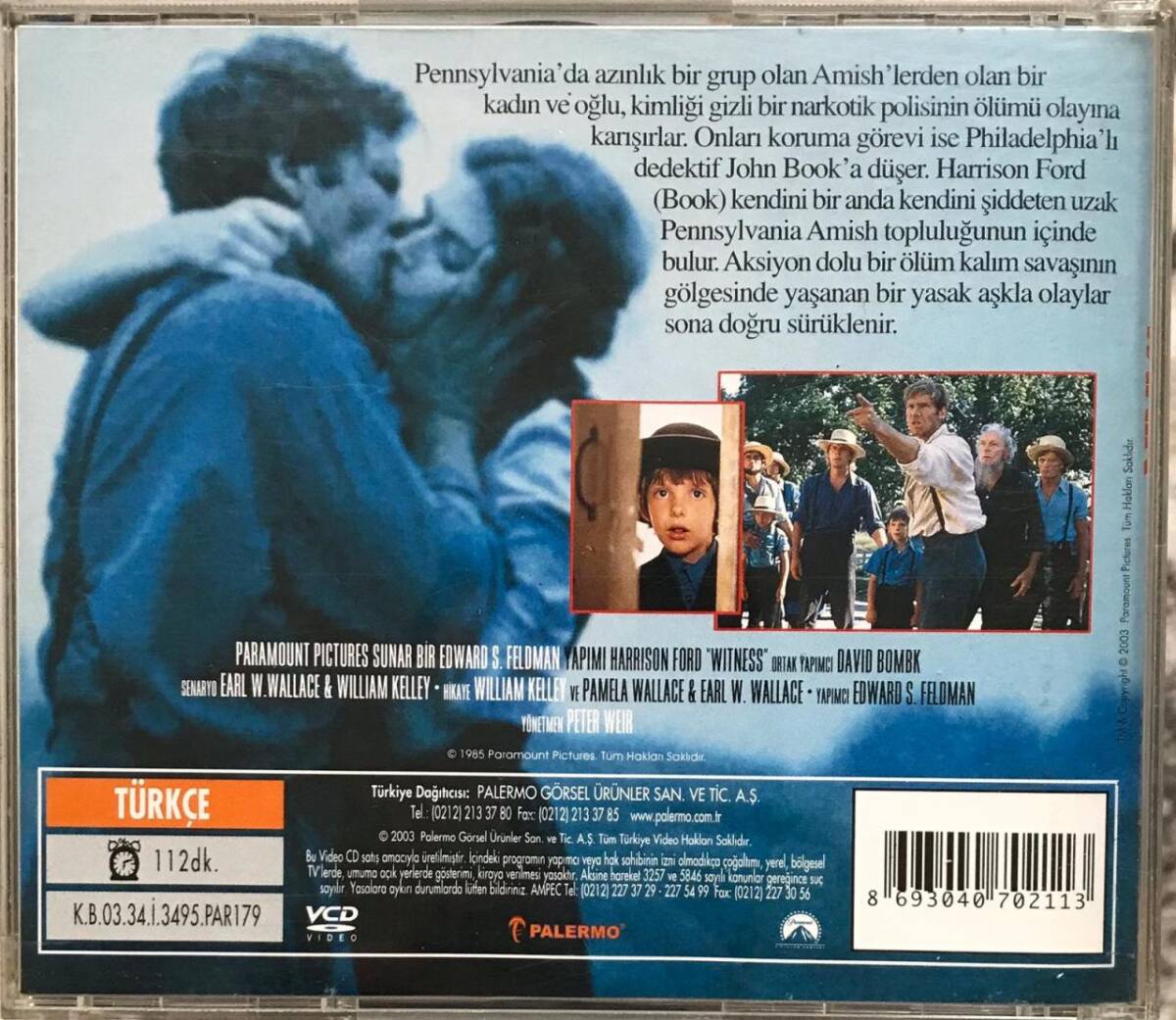 Tanık -Witness VCD Film VCD5945 - 2