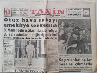Tanin Gazetesi - 11 Haziran 1961 - Akıl Hastalıklarında Büyük Artış Var GZ111216 - 1