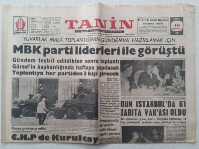 Tanin Gazetesi - 18 Ağustos 1961 - Suriye-Irak Sınırında 36 Köy Naklediliyor GZ111131 - 1
