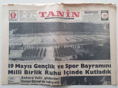 Tanin Gazetesi - 20 Mayıs 1961 - Kennedy İle Kruşçef 3 Haziranda Buluşuyor GZ111099 - 1