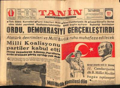 Tanin Gazetesi 25 Ekim 1961 - İstanbul Sahil Yolları Beş Yılda Bitmiş Olacak GZ82563 - 1