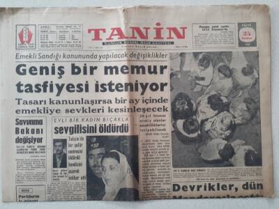 Tanin Gazetesi - 25 Haziran 1961 - Devrikler Dün Menderese Çattı GZ111257 - 1