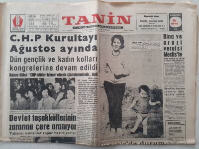 Tanin Gazetesi - 8 Mayıs 1961 - Cezayirde Durum Yeniden Karıştı GZ111111 - 1