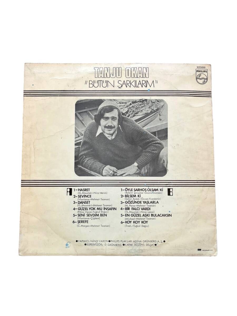 Tanju Okan – Bütün Şarkılarım LP PLAK (10/8) 