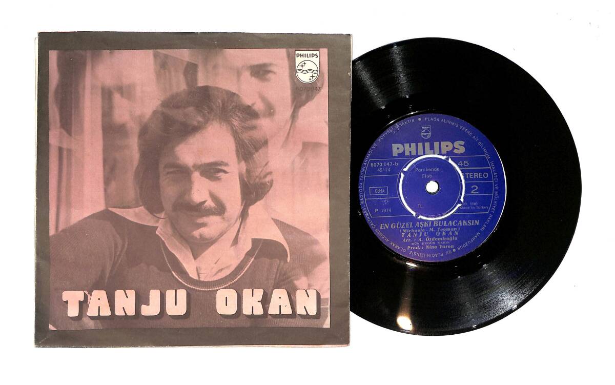 Tanju Okan - Şerefe / En Güzel Aşkı Bulacaksın PLAK (10/8) PLK23473 - 1