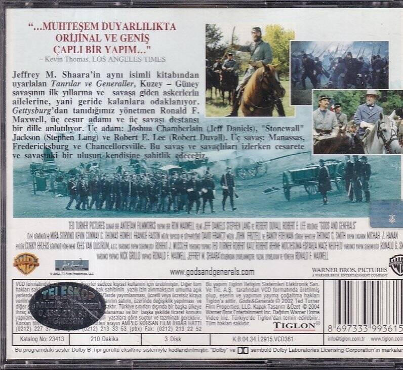 Tanrılar Ve Generaller VCD Film VCD9557 - 2