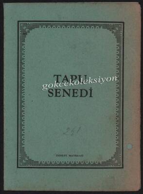 Tapu Senedi Kabı EFM362 - 1