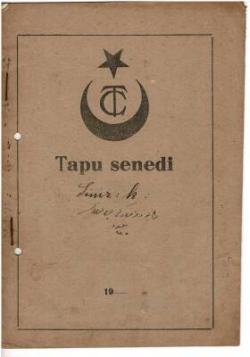 TAPU SENEDİ - T.C Dönemi 1930 Tapu Senedi EFM2034 - 2