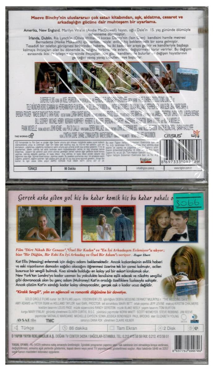 Tara Sokağı Kiralık Sevgili - 2 Adet VCD Film VCD993 - 2