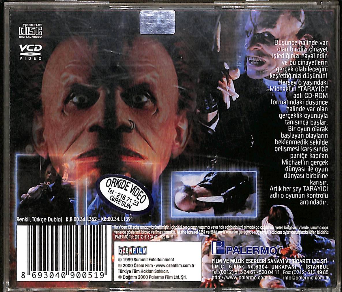 Tarayıcı - Brainscan (1994) VCD Film VCD27141 - 2