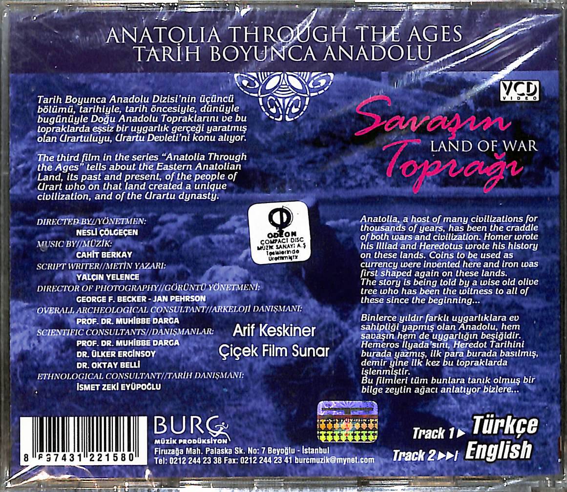 Tarih Boyunca Anadolu Savaşın Toprağı CD (Sıfır) CD3835 - 2