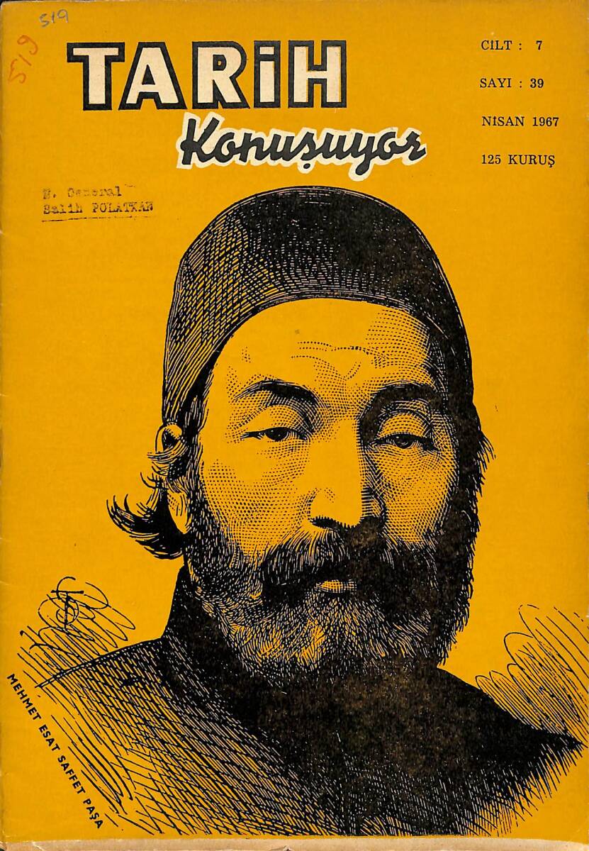 Tarih Konuşuyor Aylık Tarih Mecmuası Nisan 1967 Sayı: 39 – Otuz Bir Mart'ın Gerçek Suçlusu Kim – Mareşal Moltke ve İmparatorluğumuz NDR101649 - 1