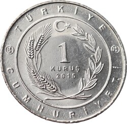 Tarihte 16 Büyük Türk Devletleri Serisi ' Altınordu Devleti ' 1 Kuruş Hatıra Parası (2015) - ÇİL TCH469 - 2