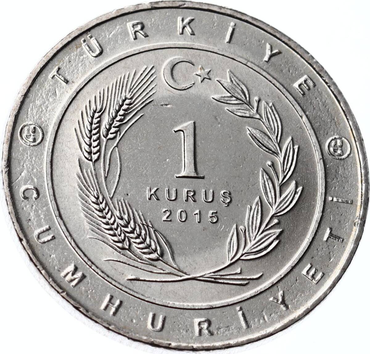 Tarihte 16 Büyük Türk Devletleri Serisi ' Büyük Timur İmparatorluğu ' 1 Kuruş Hatıra Parası (2015) - ÇİL TCH466 - 2