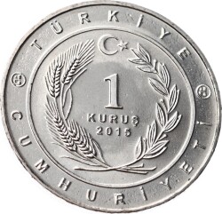 Tarihte 16 Büyük Türk Devletleri Serisi ' Gazneliler İmparatorluğu ' 1 Kuruş Hatıra Parası (2015) - ÇİL TCH477 - 2