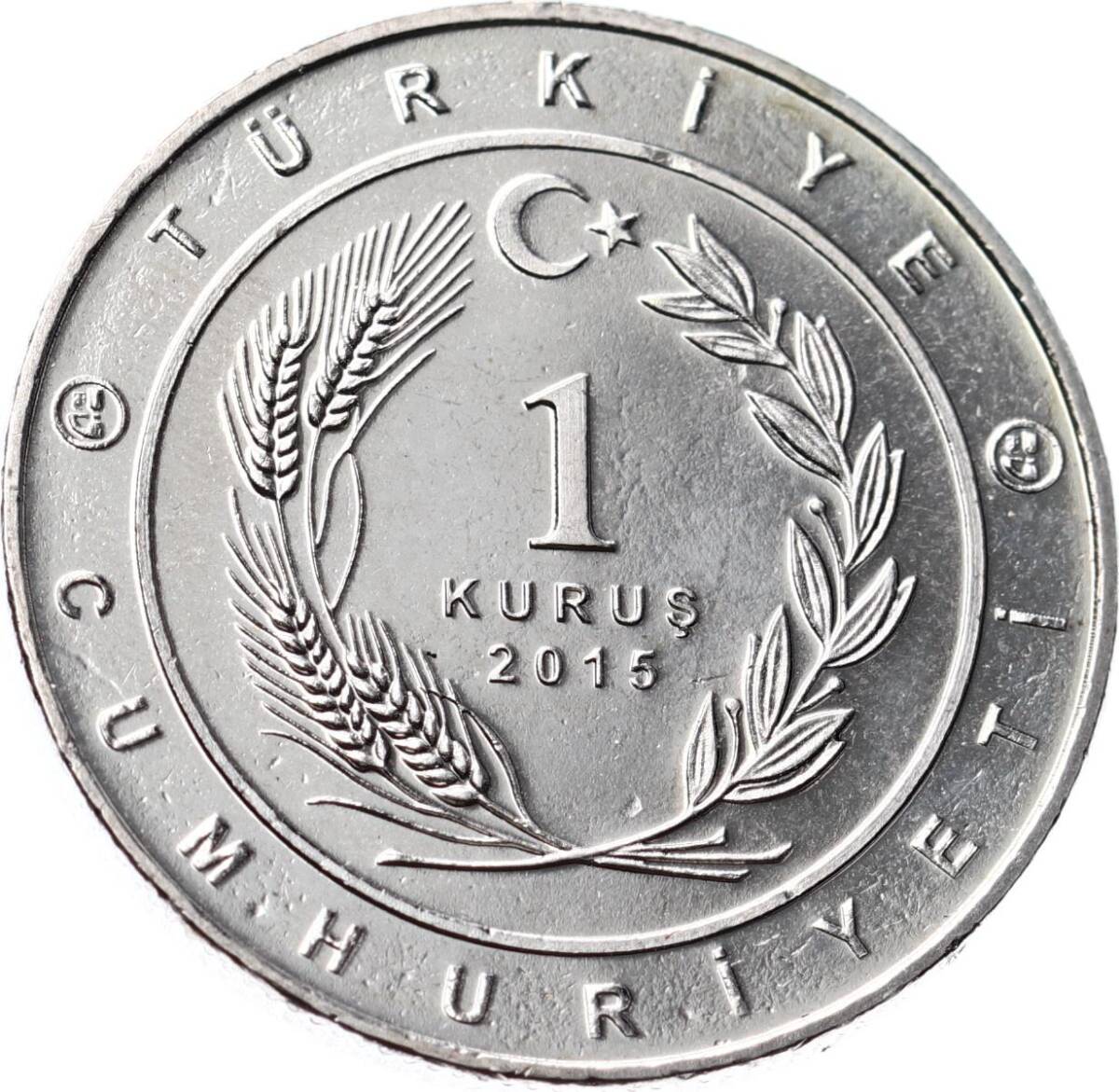Tarihte 16 Büyük Türk Devletleri Serisi ' Hazar İmparatorluğu ' 1 Kuruş Hatıra Parası (2015) - ÇİL TCH464 - 2