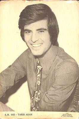 Tarık Akan Siyah Beyaz Kartpostal KRT18238 - 1