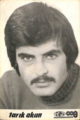 Tarık Akan Siyah-Beyaz Kartpostal KRT19041 - 1