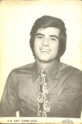 Tarık Akan Siyah-Beyaz Kartpostal (Küçük Boy) KRT22595 - Gökçekoleksiyon