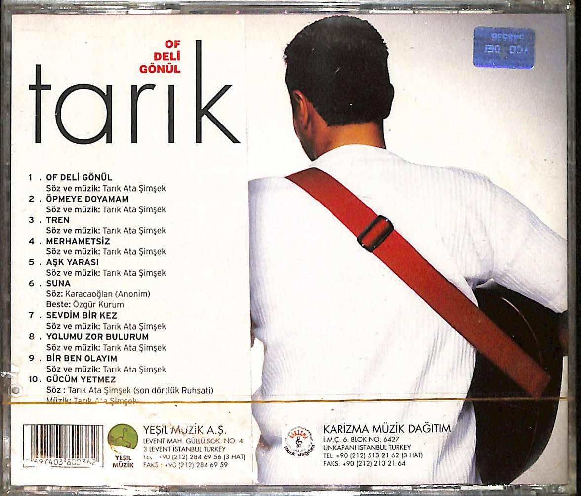Tarık - Of Deli Gönül CD (Sıfır) CD3823 - 2