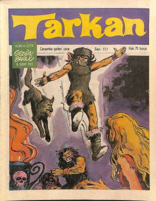 Tarkan Çizgi Roman Sayı117 14 Şubat 1973 - Sezgin Burak NDR79985 - 1