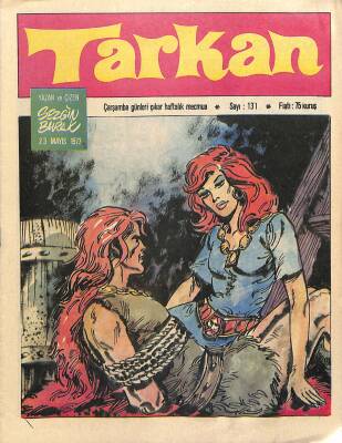 Tarkan Çizgi Roman Sayı131 23 Mayıs 1973- Sezgin Burak NDR81009 - 1