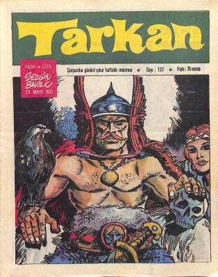 Tarkan Çizgi Roman Sayı132 30 Mayıs 1973 - Sezgin Burak NDR81281 - 1