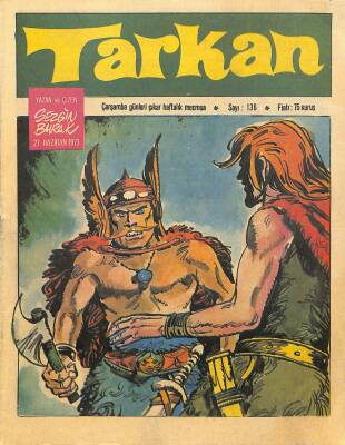Tarkan Çizgi Roman Sayı136 27 Haziran 1973 - Sezgin Burak NDR81277 - 1
