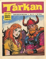 Tarkan Çizgi Roman Sayı142 8 Ağustos 1973 - Sezgin Burak NDR81248 - Gökçekoleksiyon