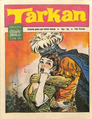 Tarkan Çizgi Roman Sayı150 3 Ekim 1973 - Sezgin Burak NDR81240 - 1
