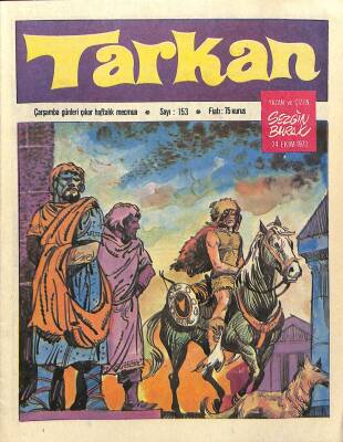 Tarkan Çizgi Roman Sayı153 24 Ekim 1973 - Sezgin Burak NDR81237 - 1