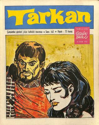 Tarkan Çizgi Roman Sayı167 30 Ocak 1974 - Sezgin Burak NDR81022 - 1