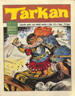 Tarkan Çizgi Roman Sayı179 24 Nisan 1974 - Sezgin Burak NDR81290 - 1