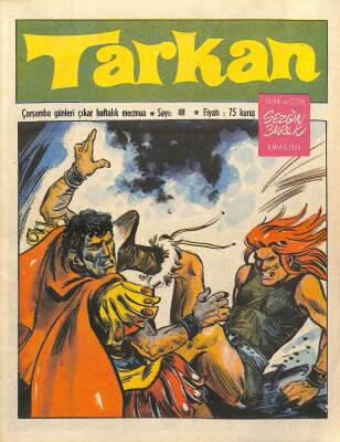 Tarkan Çizgi Roman Sayı181 8 Mayıs 1974 - Sezgin Burak NDR81288 - 1
