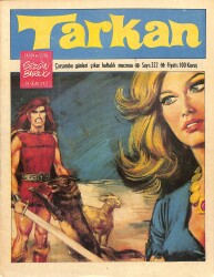 Tarkan Çizgi Roman Sayı322 19 Ocak 1977 - Sezgin Burak NDR80957 - Gökçekoleksiyon