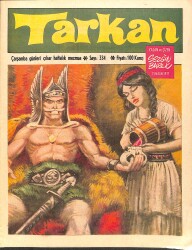 Tarkan Çizgi Roman Sayı:334 13 Nisan 1977 - Sezgin Burak NDR96307 - Gökçekoleksiyon