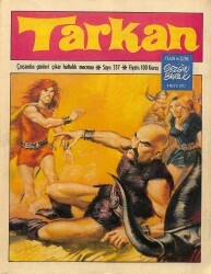 Tarkan Çizgi Roman Sayı337 4 Mayıs 1977 - Sezgin Burak NDR79945 - Gökçekoleksiyon