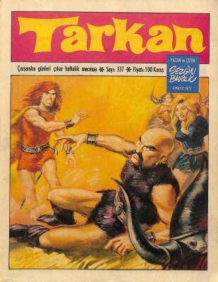 Tarkan Çizgi Roman Sayı337 4 Mayıs 1977 - Sezgin Burak NDR79945 - 1