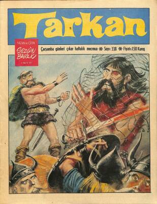Tarkan Çizgi Roman Sayı338 11 Mayıs 1977 - Sezgin Burak NDR79946 - 1