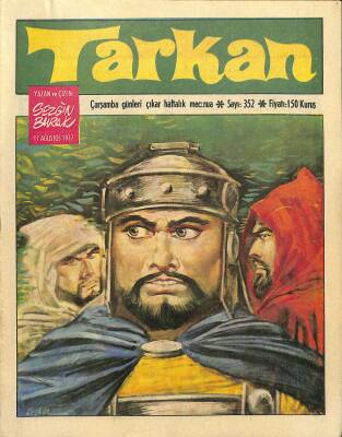 Tarkan Çizgi Roman Sayı352 17 Ağustos 1977 - Sezgin Burak NDR79925 - 1
