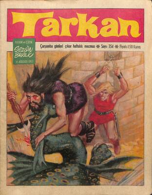 Tarkan Çizgi Roman Sayı352 17 Ağustos 1977 - Sezgin Burak NDR79928 - 1