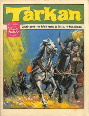 Tarkan Çizgi Roman Sayı362 26 Ekim 1977 - Sezgin Burak NDR79919 - 1