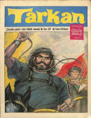 Tarkan Çizgi Roman Sayı363 2 Kasım 1977 - Sezgin Burak NDR79920 - 1