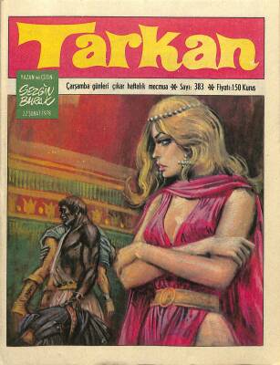 Tarkan Çizgi Roman Sayı383 22 Şubat 1978 - Sezgin Burak NDR79898 - 1