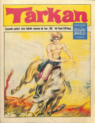 Tarkan Çizgi Roman Sayı388 26 Nisan 1978 - Sezgin Burak NDR79903 - 1