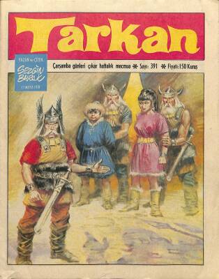 Tarkan Çizgi Roman Sayı391 17 Mayıs 1978 - Sezgin Burak NDR79886 - 1