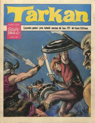 Tarkan Çizgi Roman Sayı393 31 Mayıs 1978 - Sezgin Burak NDR79888 - 1