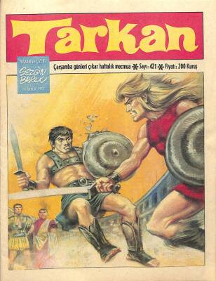Tarkan Çizgi Roman Sayı421 13 Aralık 1978 - Sezgin Burak NDR79975 - 1