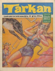 Tarkan Çizgi Roman Sayı432 28 Şubat 1979 - Sezgin Burak NDR80144 - Gökçekoleksiyon