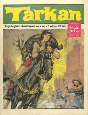 Tarkan Çizgi Roman Sayı435 21 Mart 1979 - Sezgin Burak NDR80147 - 1